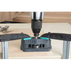 Butée de profondeur WOLFCRAFT pour guide de perçage mobile | WOLFCRAFT