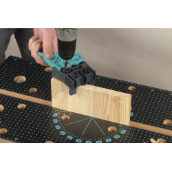 Butée de profondeur WOLFCRAFT pour guide de perçage mobile | WOLFCRAFT