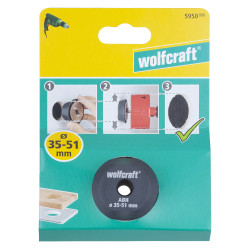 Guide de perçage pour scie-cloche Ø 35-51 mm | WOLFCRAFT