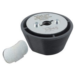 Guide de perçage pour scie-cloche Ø 46–62 mm | WOLFCRAFT