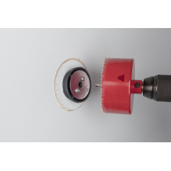 Guide de perçage scie cloche Ø 57-70mm | WOLFCRAFT