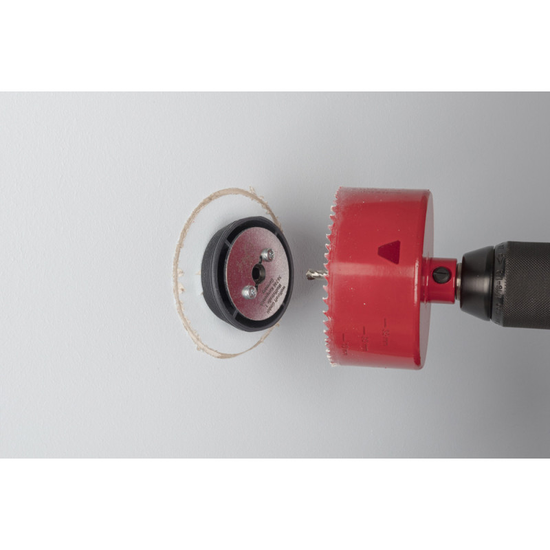 Guide de perçage scie cloche Ø 57-70mm | WOLFCRAFT