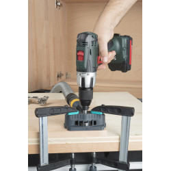 Guide de perçage mobile WOLFCRAFT - Mèche, foret, taraud | WOLFCRAFT