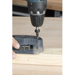 Guide de perçage mobile WOLFCRAFT - Mèche, foret, taraud | WOLFCRAFT