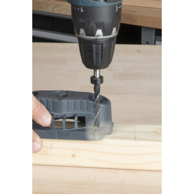 Guide de perçage mobile WOLFCRAFT - Mèche, foret, taraud | WOLFCRAFT