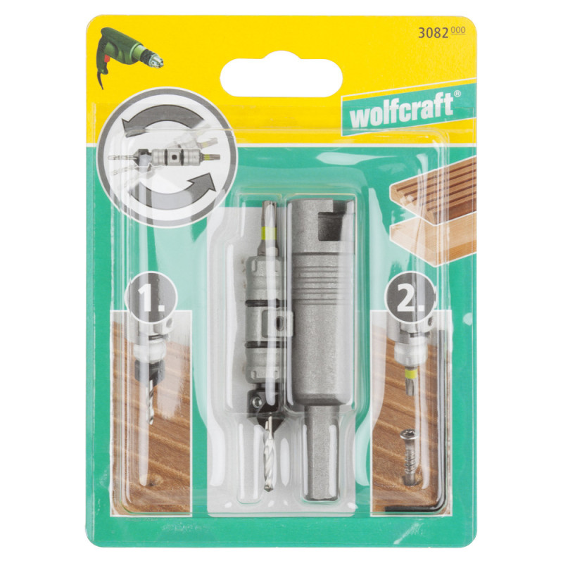 Kit de foret visseur Flipbit 5 pièces | WOLFCRAFT