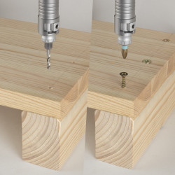 Kit de foret Flipbit 17 pièces WOLFCRAFT tout-en-un | WOLFCRAFT