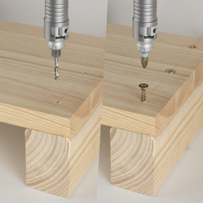 Kit de foret Flipbit 17 pièces WOLFCRAFT tout-en-un | WOLFCRAFT