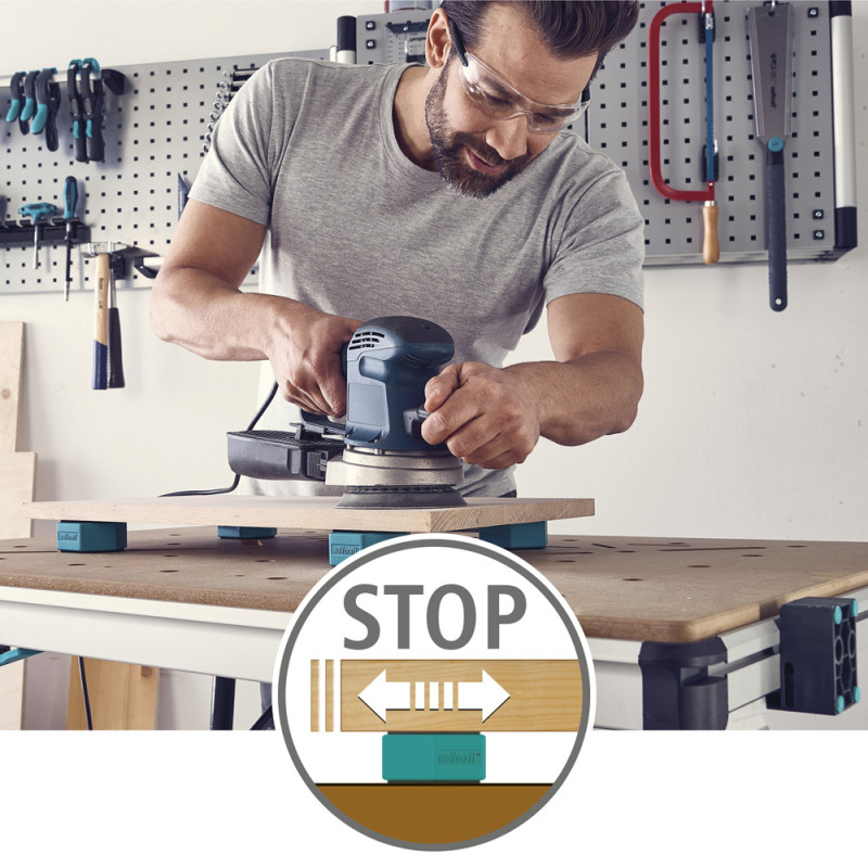 Support établi multi-fonctions 4 pièces | WOLFCRAFT