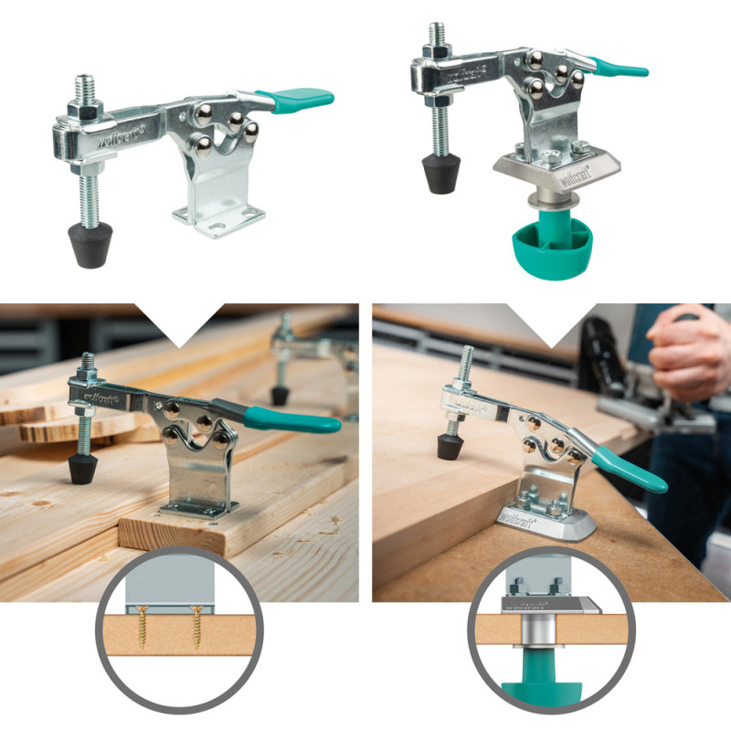 Bride de serrage rapide WOLFCRAFT pour établi | WOLFCRAFT