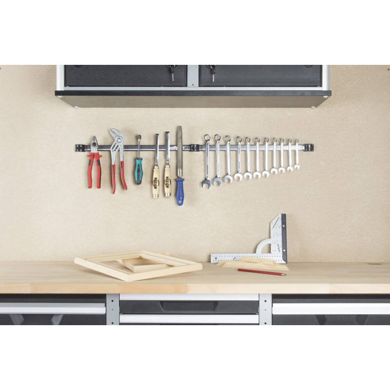 Barre Magnétique Porte-Outils 42cm Wolfcraft - Rangement Atelier | WOLFCRAFT