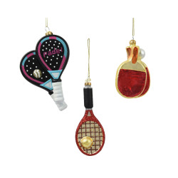 Raquette de sport en verre à suspendre DECORIS