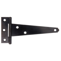 Penture anglaise légère en acier noire 125 mm ALBERTS