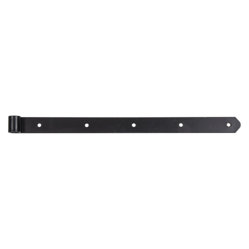 Penture droite en acier noire 500 mm ALBERTS