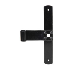 Penture T en acier noire 180 x 30 mm ALBERTS