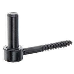 Gond à visser en acier noir Ø 16 x 110 mm ALBERTS