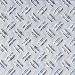 Tôle en aluminium structurée grains de riz 250 x 500 x 1