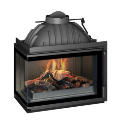 Foyer à bois d'angle gauche 9 kW INVICTA – Chaleur & Design | INVICTA