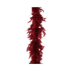 Boa de plumes bordeaux Ø 10 x 184 cm DECORIS