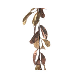 Guirlande Feuilles Brunes 1,3m – Déco Hivernale