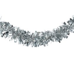 Guirlande scintillante argentée Ø 15 x 200 cm DECORIS