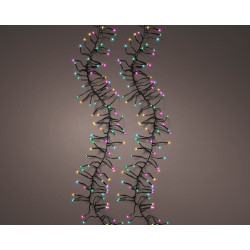 Guirlande grappe intérieure et extérieure 8 fonctions 1512 LED multicouleur pastel 14 m