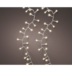Guirlande cherry intérieure et extérieure 8 fonctions 500 LED blanc chaud 11 m