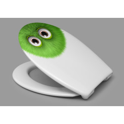 Abattant WC Carolina Beach Monster blanc – Confort & Style