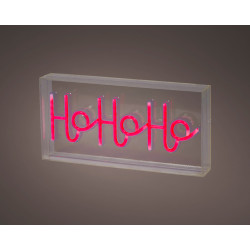 Ho ho ho néon LED multicouleur 30 x 4