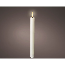 Bougie LED blanc chaud blanche 24