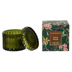 Bougie parfumée Black Opium vert foncé Ø 9 cm KAEMINGK