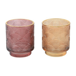 Photophore en verre Ø 6