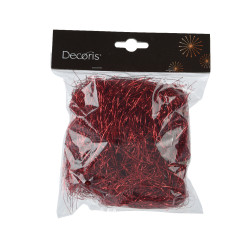 Cheveux d'ange de Noël rouge Noël DECORIS