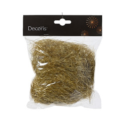 Cheveux d'ange de Noël dorés DECORIS