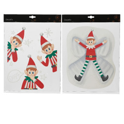 Autocollant de Noël elfe 28