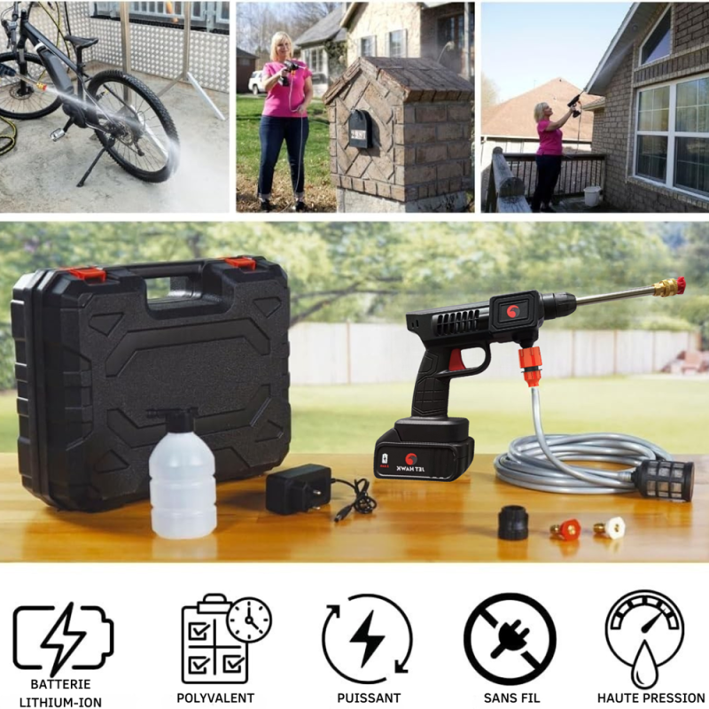 Nettoyeur haute pression Jet Hawk – Puissance sans fil | VENTEO