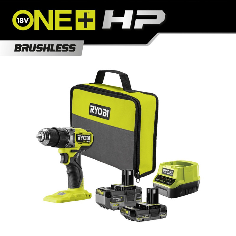 Perceuse à percussion RYOBI One+ HP – Puissance & Polyvalence | RYOBI Perceuse à percussion RYOBI One+ HP – Puissance & Polyvalence | RYOBI