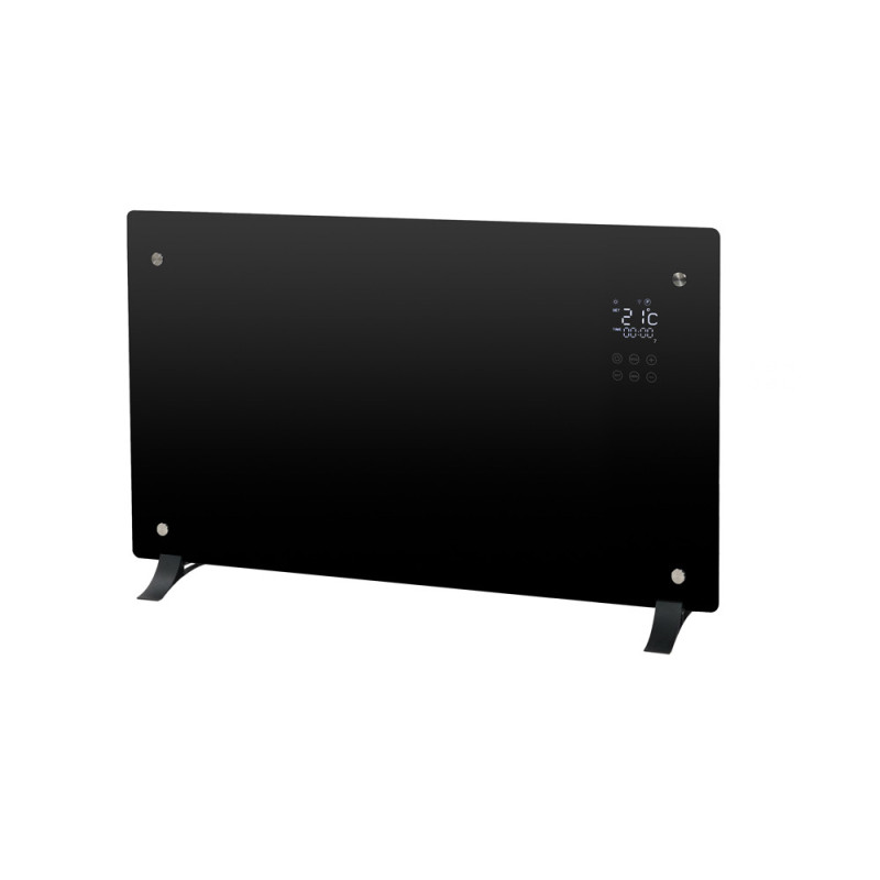 Convecteur Alutherm Verre 1500 Wi-Fi – Chauffage Intelligent | EUROM Convecteur Alutherm Verre 1500 Wi-Fi – Chauffage Intelligent | EUROM