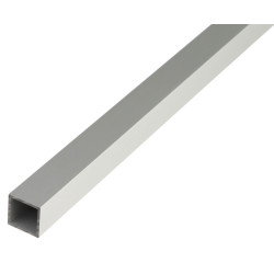 Tube carré en aluminium 30 x 30 x 2 mm 1 m ALBERTS
