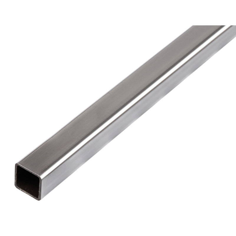 Tube carré en acier 16 x 16 x 1 mm 1 m ALBERTS