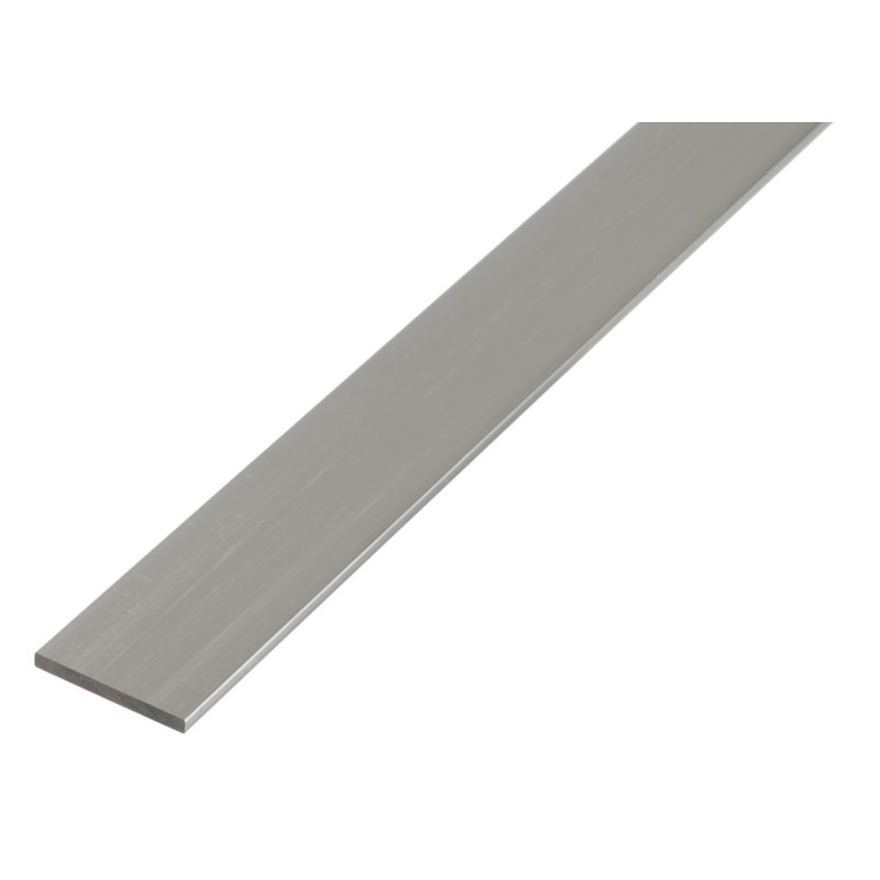 Profilé plat en aluminium 20 x 2 mm 1 m ALBERTS