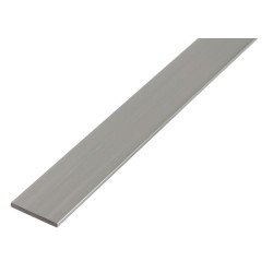 Profilé plat en aluminium 15 x 2 mm 1 m ALBERTS