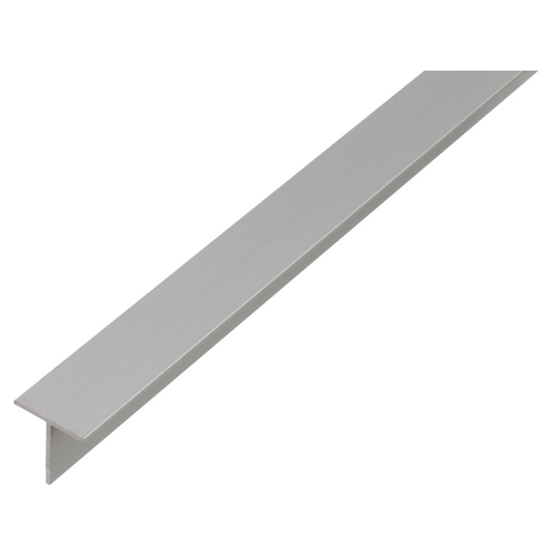 Profilé T en aluminium 15 x 15 x 1