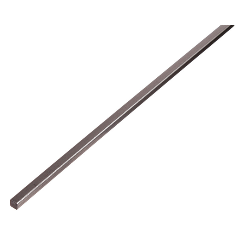 Profilé carré plein en acier 12 x 12 mm 1 m ALBERTS