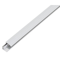 Barre de seuil Duo en aluminium anodisé argenté 22 x 13 mm 1 m ALBERTS