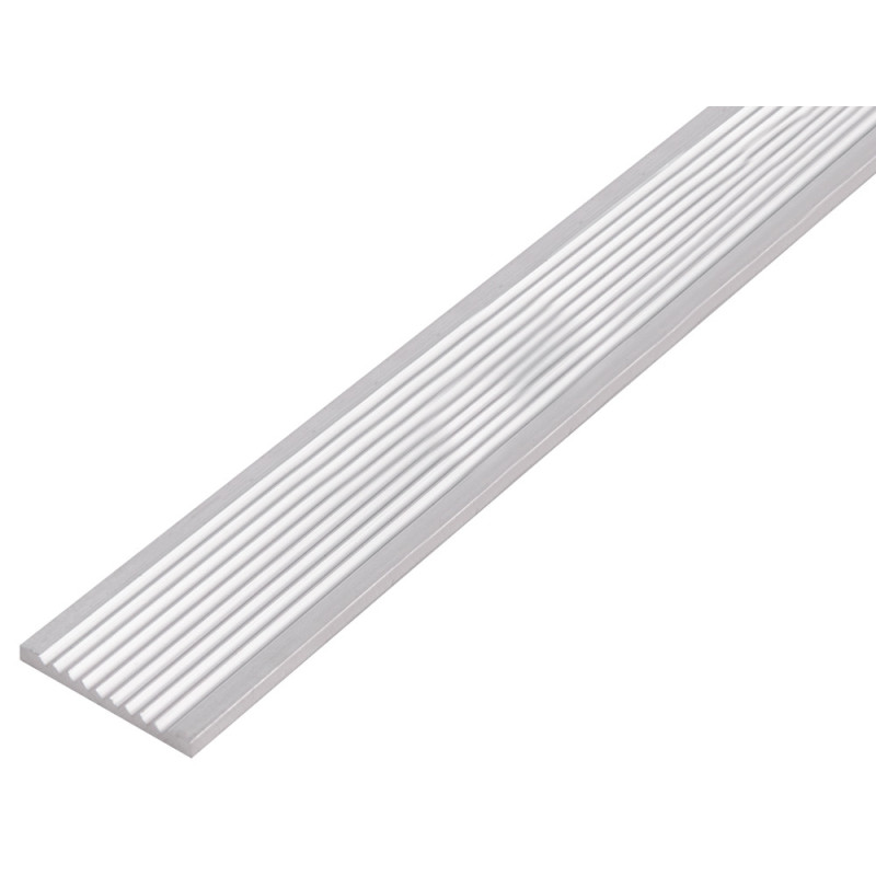 Barre de seuil antidérapante en aluminium anodisé 40 x 3 mm 1 m ALBERTS