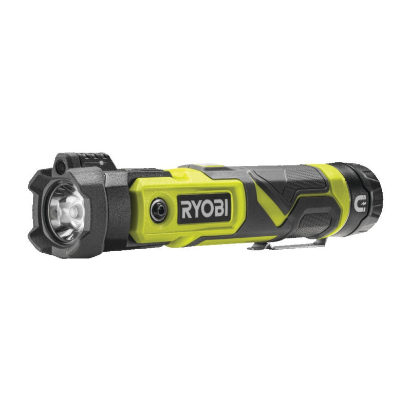 Lampe de poche RYOBI rotative 640 lm – Éclairage puissant