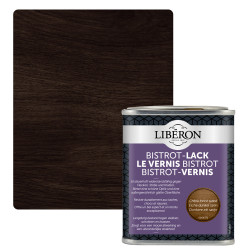 Vernis Meuble Bistrot Chêne Foncé Satiné 0,25L – Protection | LIBERON