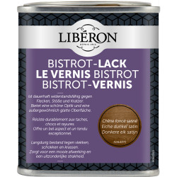 Vernis Meuble Bistrot Chêne Foncé Satiné 0,25L – Protection | LIBERON