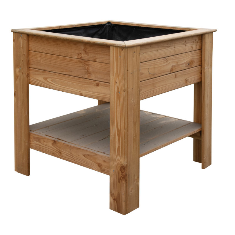 Jardin potager surélevé 80x80x80cm SOLID – Jardinage facile